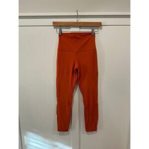 lululemon athletica Orange Leggings